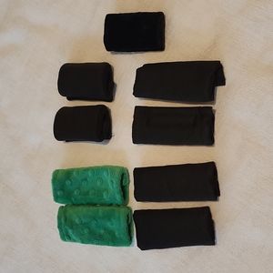 Carseat velcro strap covers